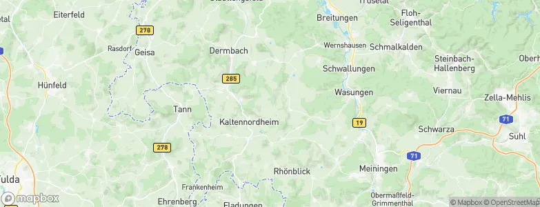 Kaltenlengsfeld, Germany Map