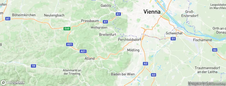 Kaltenleutgeben, Austria Map