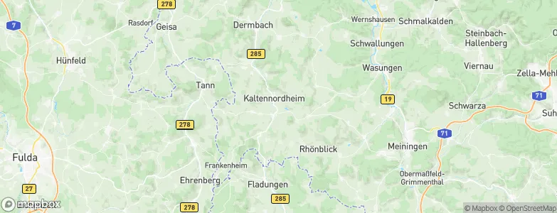 Kaltensundheim, Germany Map