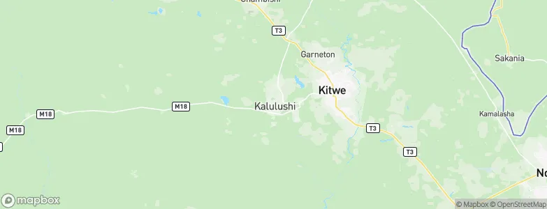 Kalulushi, Zambia Map