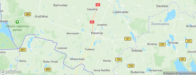 Kalvarija, Lithuania Map