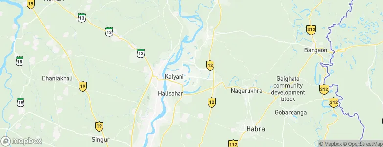 Kalyani, India Map