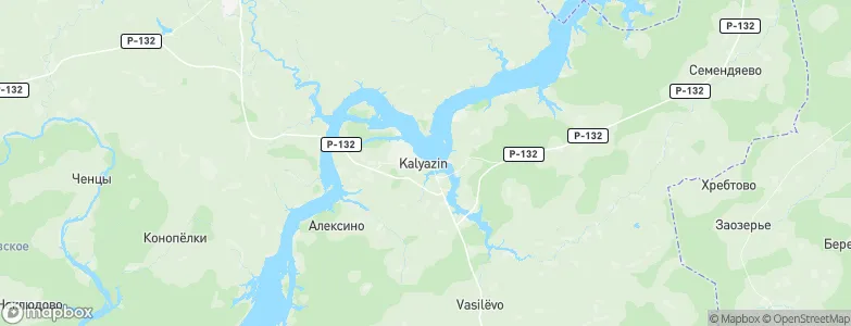 Kalyazin, Russia Map