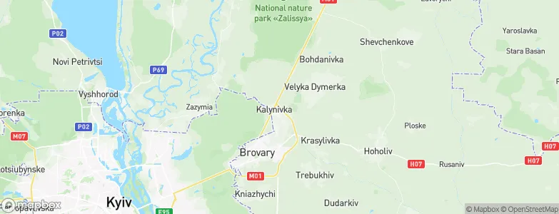 Kalynivka, Ukraine Map