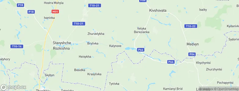 Kalynove, Ukraine Map