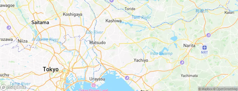 Kamagaya-shi, Japan Map