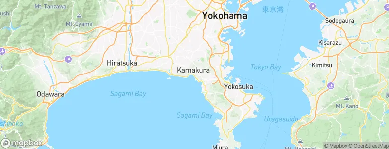 Kamakura, Japan Map