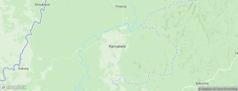 Kamakwie, Sierra Leone Map