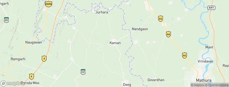 Kāman, India Map