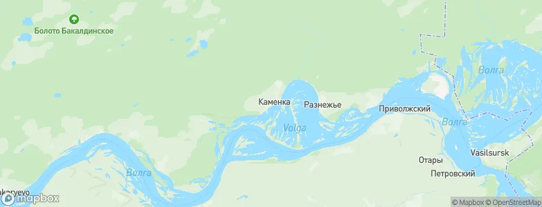 Kamenka, Russia Map