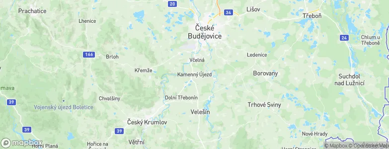Kamenný Újezd, Czechia Map