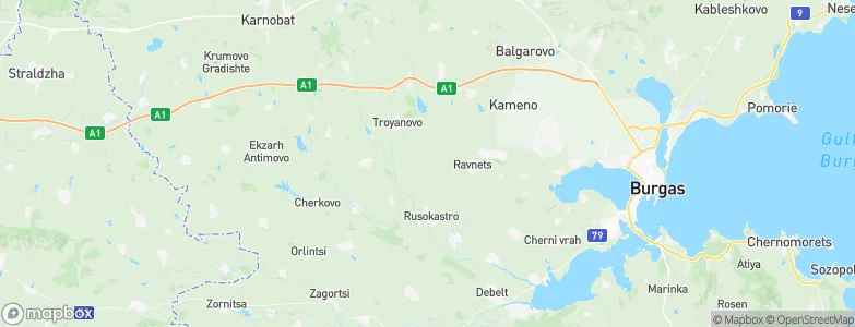 Kameno, Bulgaria Map