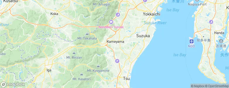 Kameyama, Japan Map