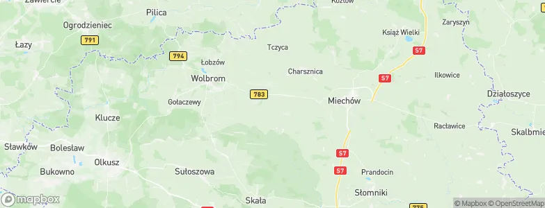 Kamienica, Poland Map