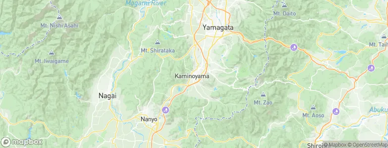 Kaminoyama, Japan Map