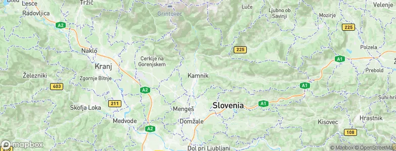 Kamnik, Slovenia Map