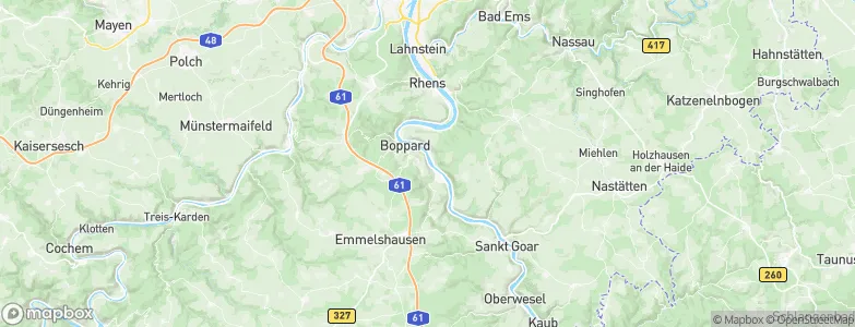 Kamp-Bornhofen, Germany Map