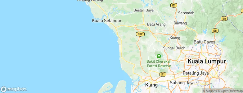 Kampong Dungun, Malaysia Map