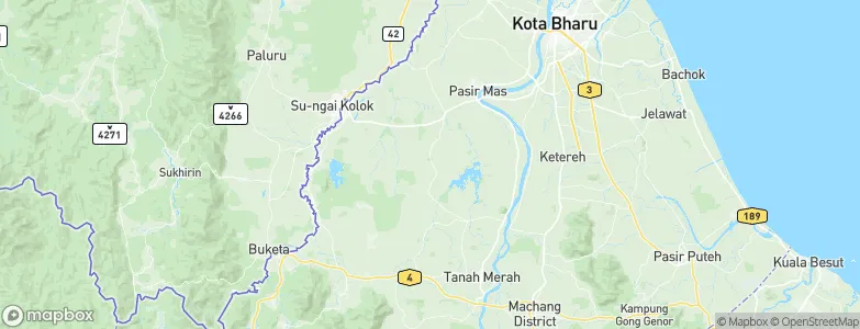Kampong Gual Payong, Malaysia Map