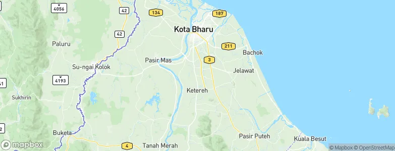 Kampong Kadok, Malaysia Map