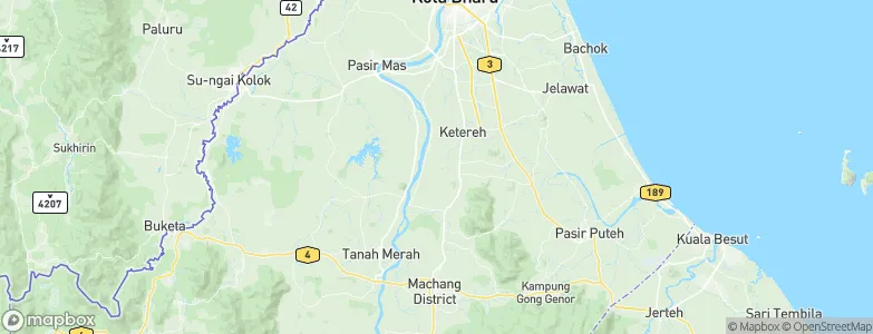 Kampong Pangkal Kalong, Malaysia Map