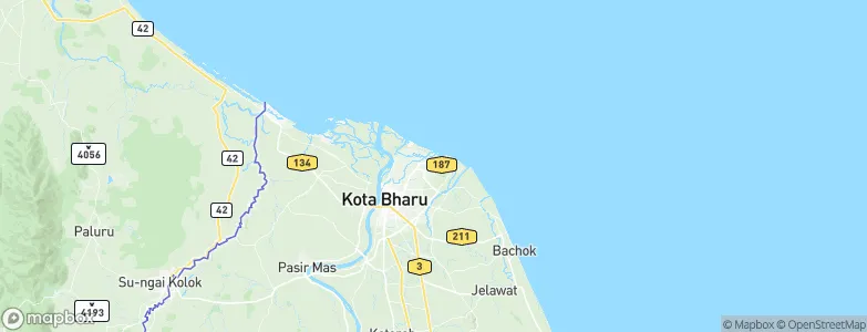 Kampong Telok Reba, Malaysia Map