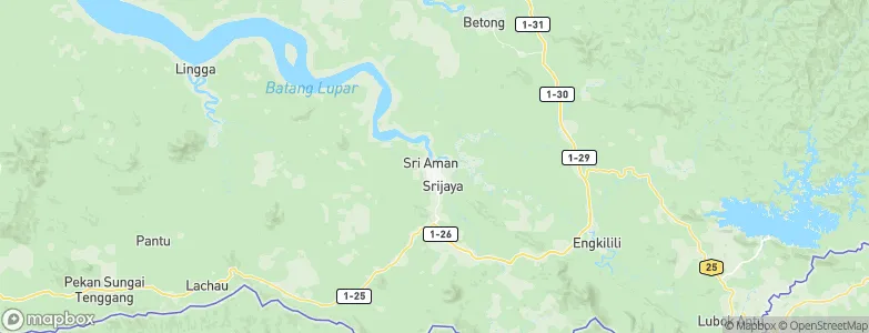 Kampong Tengah, Malaysia Map