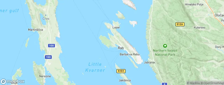 Kampor, Croatia Map