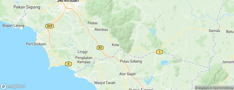 Kampung Kota Lama, Malaysia Map
