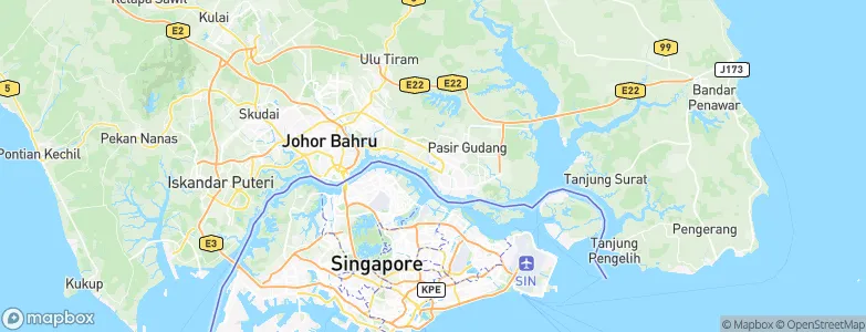 Kampung Pasir Gudang Baru, Malaysia Map
