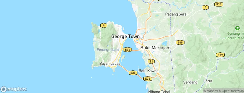 Kampung Sungai Glugur, Malaysia Map