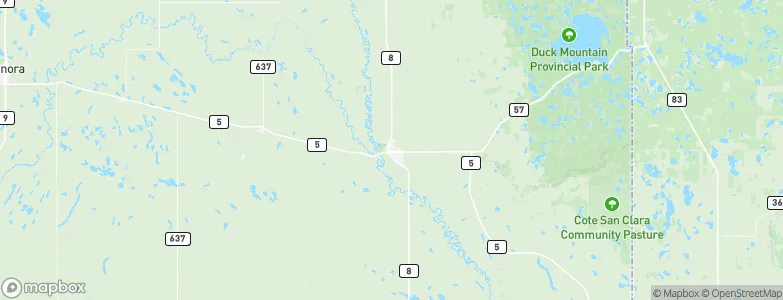 Kamsack, Canada Map