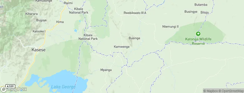 Kamwenge, Uganda Map