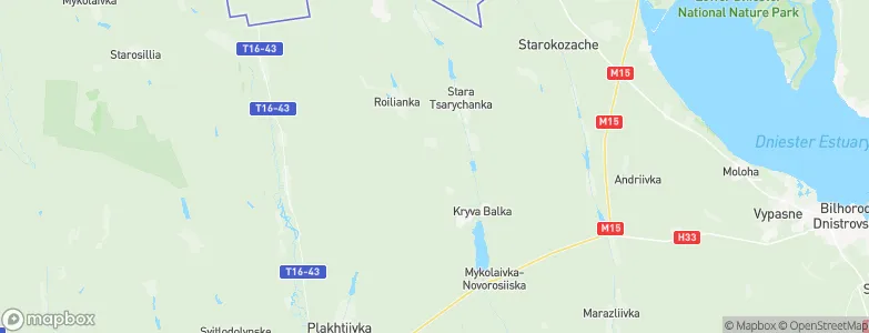 Kamyshevka Vtoraya, Ukraine Map