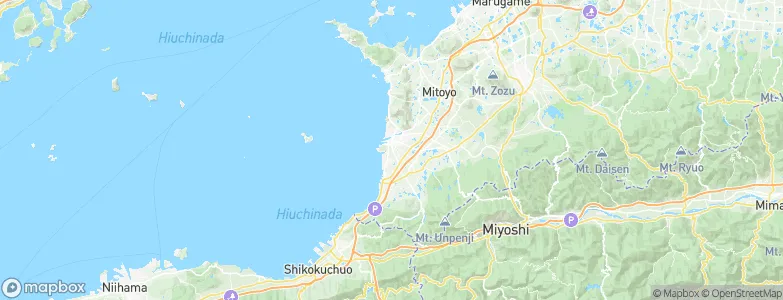 Kan’onjichō, Japan Map