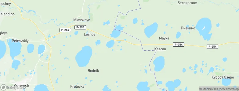 Kanashevo, Russia Map