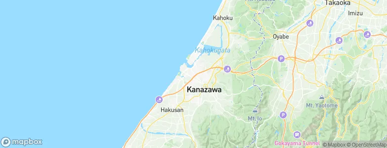 Kanazawa, Japan Map