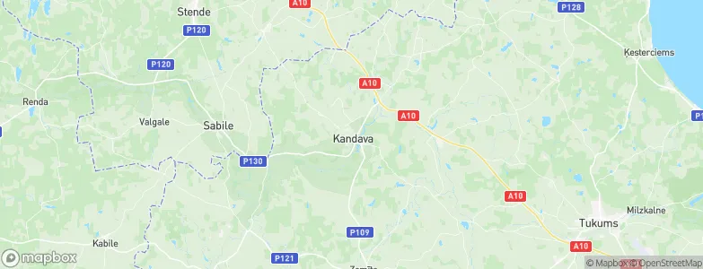 Kandava, Latvia Map