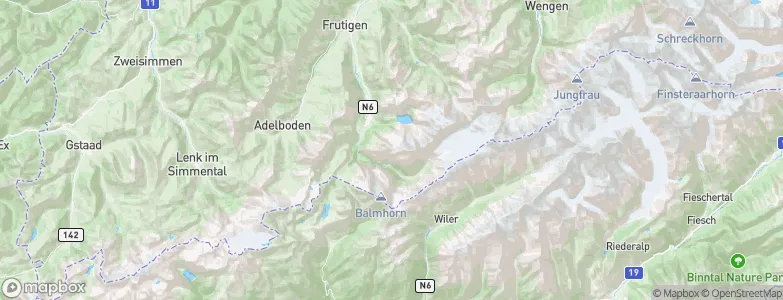 Kandersteg, Switzerland Map