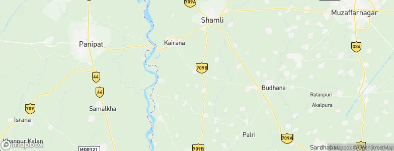 Kāndhla, India Map