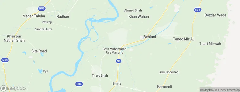 Kandiaro, Pakistan Map