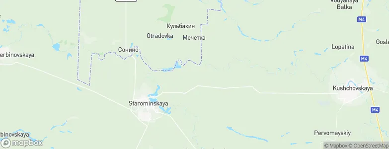 Kanelovskaya, Russia Map