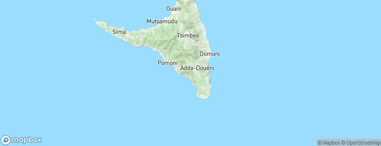 Kangani, Comoros Map