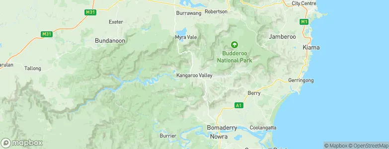 Kangaroo Valley, Australia Map