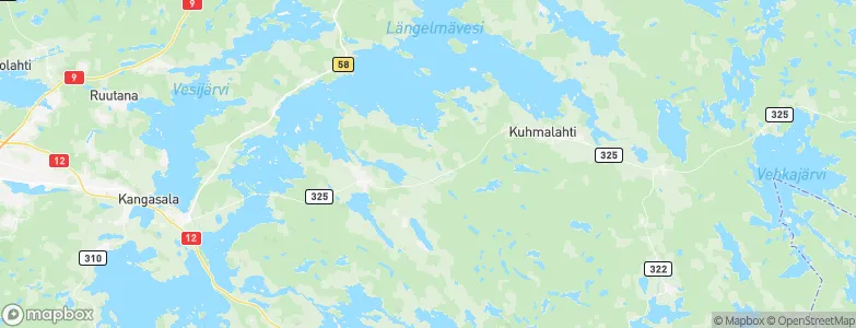 Kangasala, Finland Map
