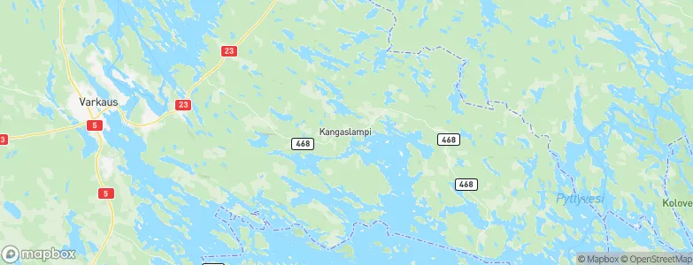 Kangaslampi, Finland Map