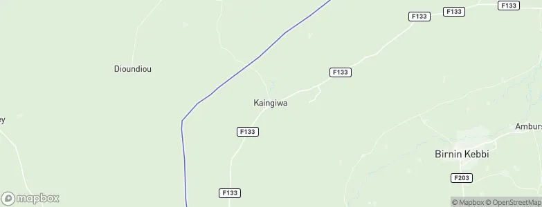 Kangiwa, Nigeria Map