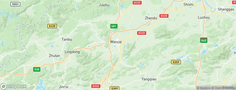 Kangle, China Map