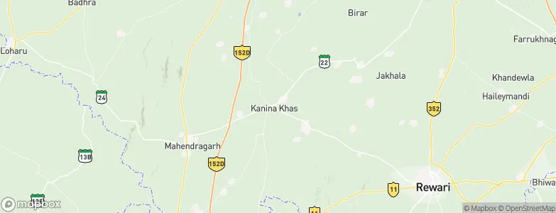 Kanīna Khās, India Map