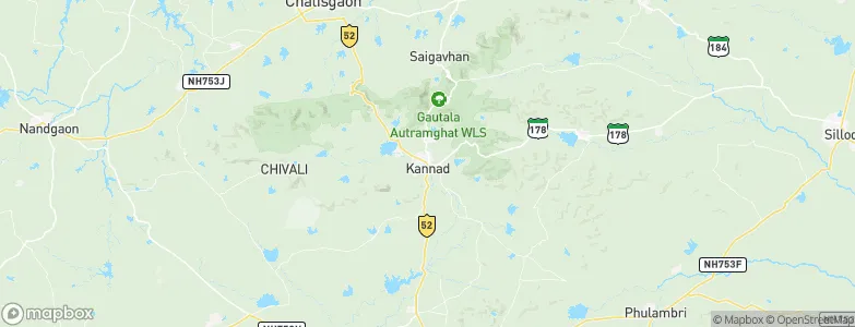 Kannad, India Map